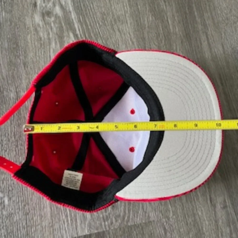 🧡3/15 NWOT SUBSHACK Sun Valley Ohio Red Corduroy Hat OS